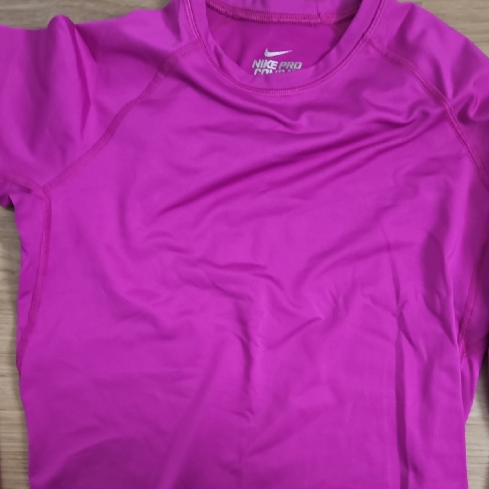 Nike Pro Fuchsia Performance Tee